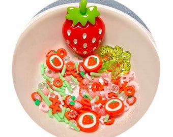 24 Formine In Argilla Polimerica A Forma Di Fette Di Frutta, Decorazioni Kawaii Per Nail Art, Scrapbooking E Slime, Accessori Fai Da Te