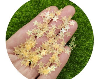 5mm Confetti Stars Glitter Star Sequins loose Sequins Paillettes for Nail Art Manicure Wedding Decoration Slime Supplies Resin Crafts