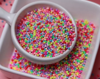 10000pcs 2mm Candy Color NO Hole Beads Acrylic Beads for Jewelry Making Handmade Kids Toys DIY