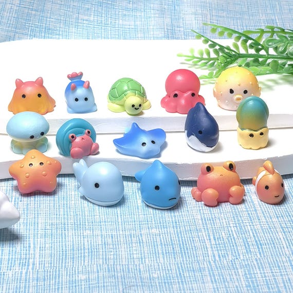 Miniatura De Pez De Resina Para Decoración - Adorno Náutico, Para Terrarios, Acuarios O Jardines