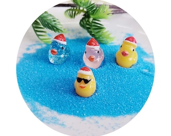Domek dla lalek Ogród wróżek Ozdobna żywica Małe kaczki Figurki Ogród Mini zabawki Slime Charms Etui na telefon Decoden