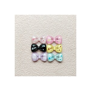Scrapbooking Versieringen Kawaii Mooie Transparante Boog Plaksteen Hars Cabochon Scrapbooking Telefoon Decoratie Ambachten DIY Sieraden Haar