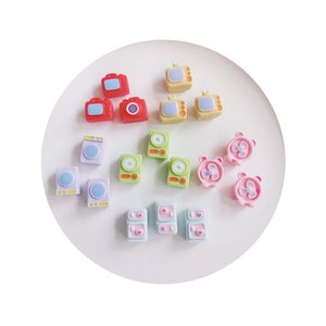 Kawaii Furniture Figurine Mini Dollhouse Ornaments Model DIY Decoration Craft Miniature Toy Gifts New Home Living Accessories