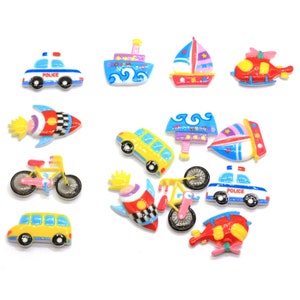 Polizisten Auto Luft Kunstharz Transport Dekoration Basteln Flatback Cabochon Verzierungen für Scrapbooking Kawaii Cute Diy Zubehör