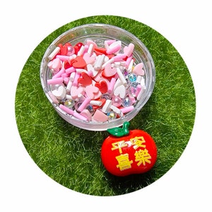 Clay Craft Valentinstag Geschenk 2024 Polymer Clay Streusel Nail Art Zubehör