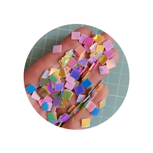 Confetti Glitter Flat Square Sequins for Nail Beauty,Lady Manicure,Wedding Decoration Confetti