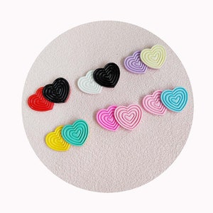 Dubbel hart Kawaii Hars Craft Supplies Hart tot hart affiniteit