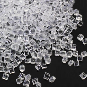 3mm Simulation Fake Small Ice Cubes Food Mini Rock Candy Accessories dollhouse Miniatures Drink Plastic For home DIY
