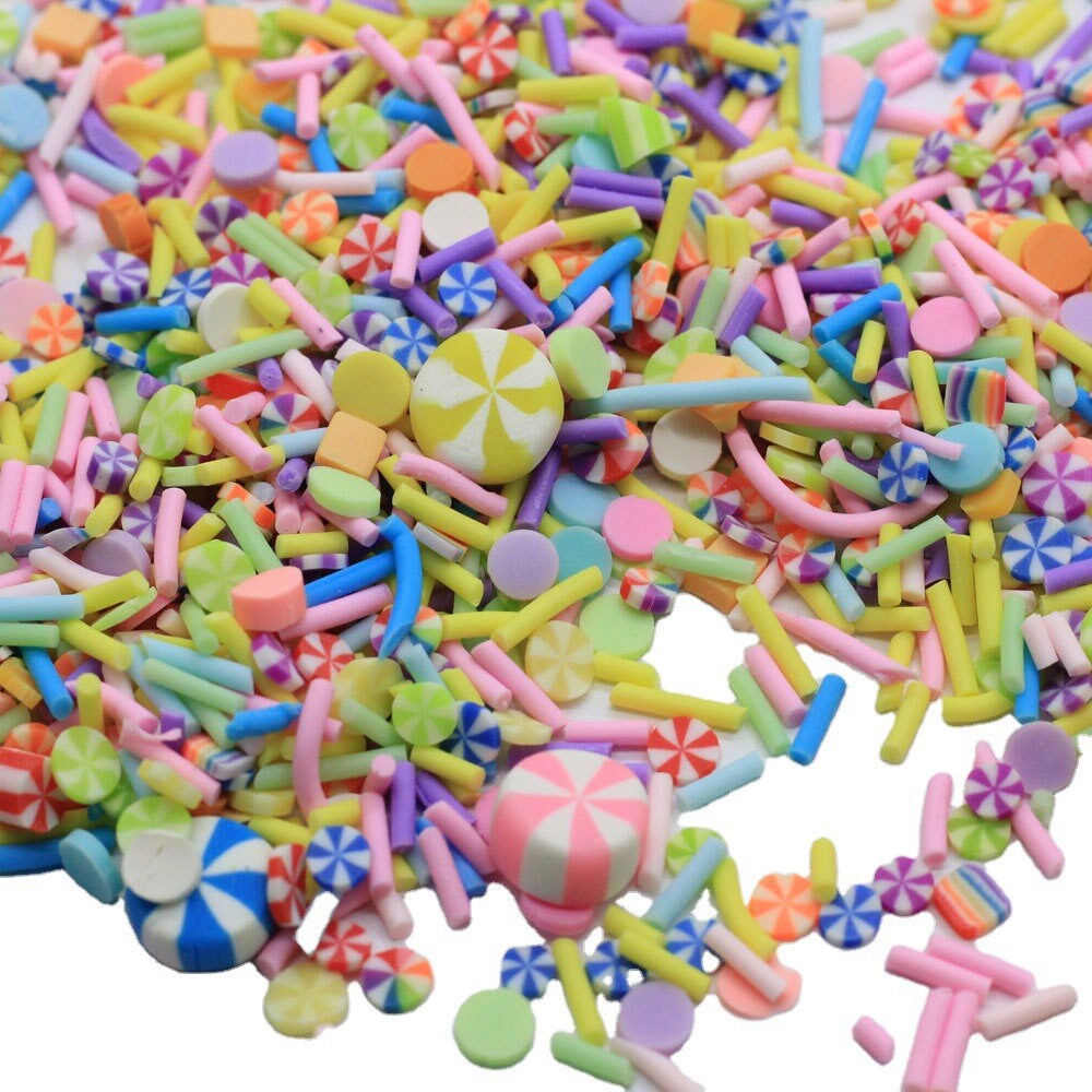 LIKETURE Fake Streusel Aus Polymer-Ton - 110 G, Nicht Essbar, Für Schleim, Harz, Basteln, Party-Deko