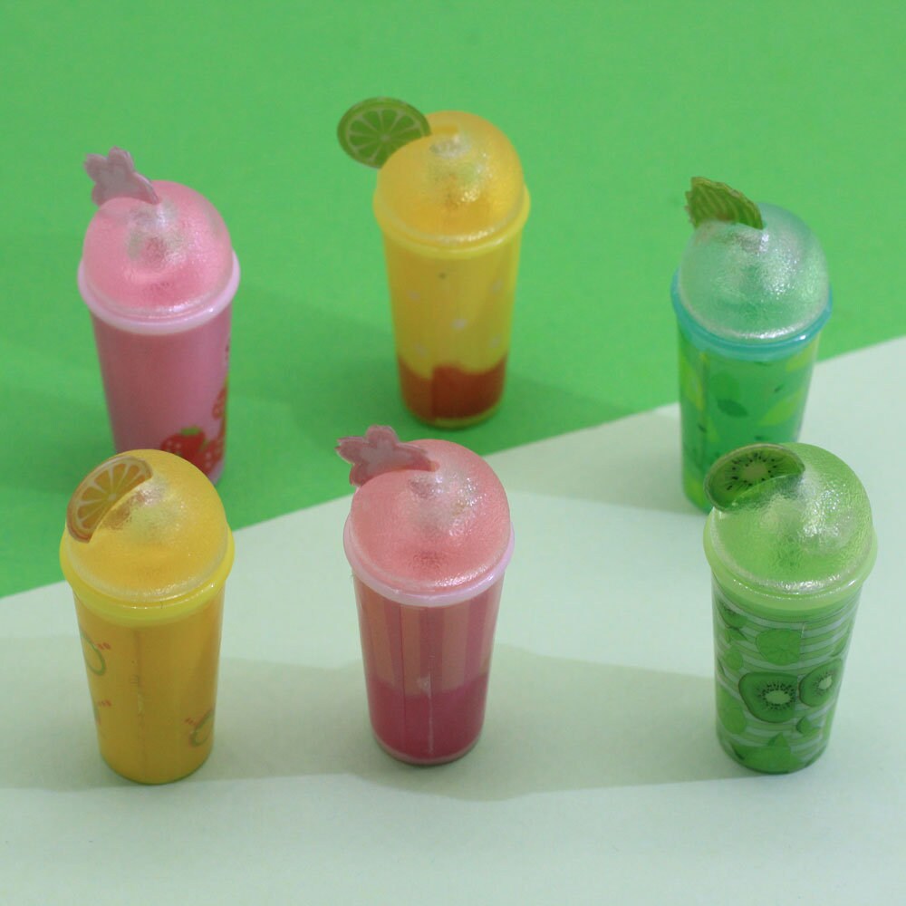 112 Dollhouse Miniature Drink Bottles Fruit Juice Drink Doll Etsy
