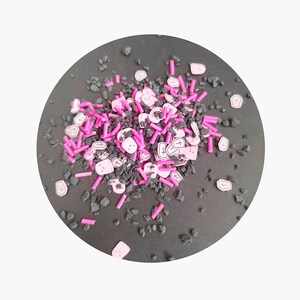 Pink Ghost Mixed Pink Chips Polymeer Klei Hagelslag Voor DIY Ambachten Vullen