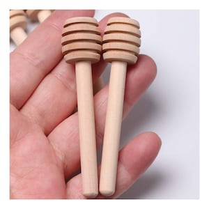 8cm Mini Holz Honig Rührstab Kleine Holz Honig Dipper Rührlöffel Drizzler Honig Rührlöffel Nieseldose Spender