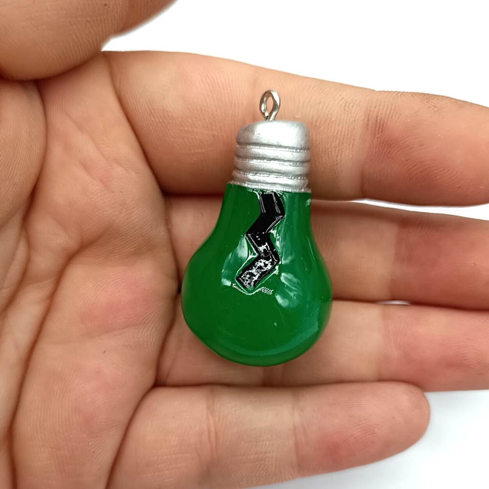 3D Light Bulb Charms Pendants for DIY Decoration Key Chain Etsy