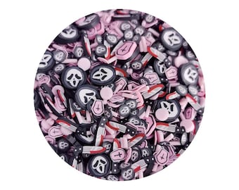 Tombstone Halloween Polymer Clay Sprinkles, Spooky Faux Sprinkles, Polymer Clay Fake Sprinkles, Decoden Funfetti Jimmies