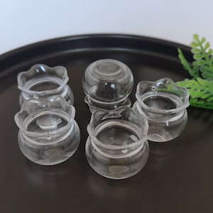 Kreative Dekoration Harz Figuren Blank Mini Fish Tank Decor Klare Farbe Aquarium für Desktop, Garten, DIY Handwerk, Schmuck