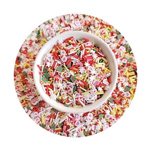 Schleim Streusel Ton Weihnachten Scheibe Weihnachtsmann Geschenk Schneeflocke Süßigkeiten