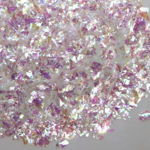 100/200/500 grams Ab Holographic Nail Art Glitter Shell Flakes Nail Art Unicorn Crushed Mylar Mermaids Flakes Broken Glass Mirror Flakes