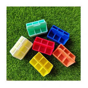 Mini 6 botellas de cerveza a escala 1/6 con caja de papel, casa de muñecas en miniatura, comida, bebidas, juego de cocina, accesorios de juguete