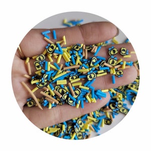 Bee Clay Slice Polymeer Klei Hagelslag Honingbij Ambachtelijke Decoratie Slijm Charmes Vulling
