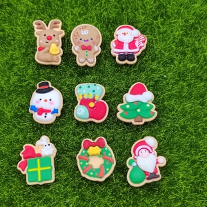 Kerst Thema Flatback Resin Cabochons Flat Back Scrapbook Verfraaiingen DIY Craft For Home Holiday Party Decoratie