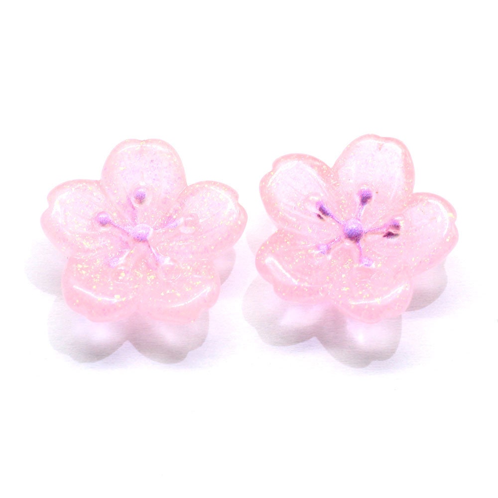 30 Pcs Handmade Pink Resin Cherry Blossom Push Pins - Cute Flower Thumbtacks For Bulletin Boards - View #5