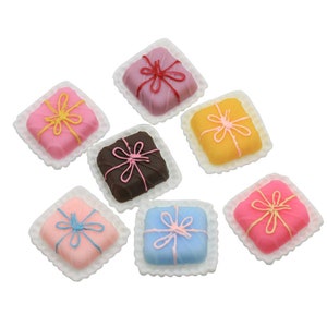Aditivos para slime Cute Resin Cheese Cake Charms Nuevos suministros KIT de bricolaje Accesorios Relleno para esponjoso Clear Cloud Slime