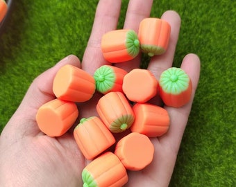 20mm Candy Corn Kürbis Cabochons - Kawaii Cabochon - Halloween Cabochons - Herbst Cabochon-Slime Anhänger
