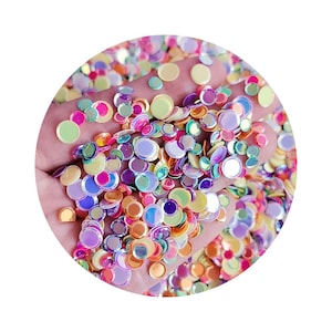 Multi-Size Nail Glitter Sequins Small Round Glitter Sequins Nail Art Supplies