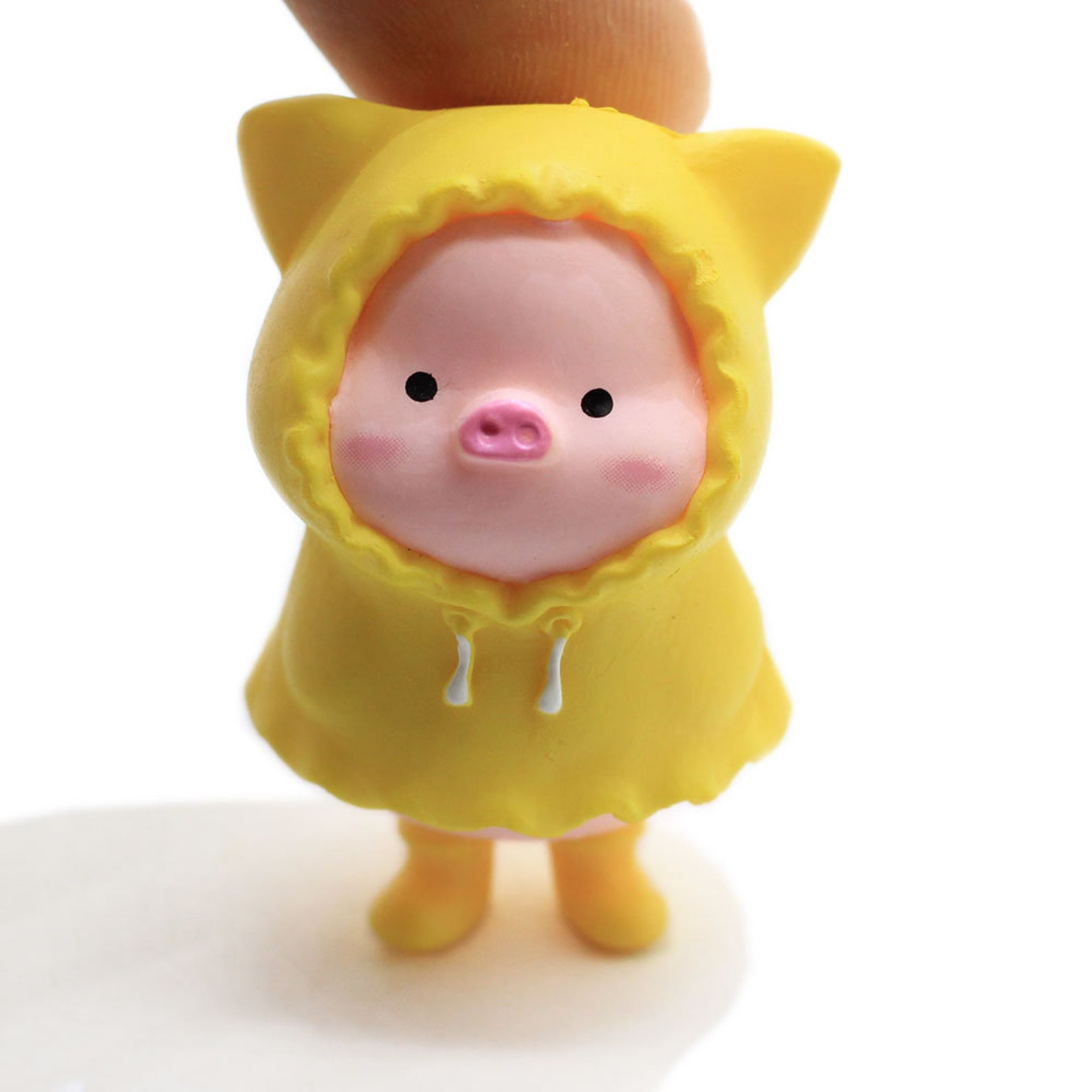 6 Pieces 40mm Cute Pigs Figurine Crafts Figure Ornament Etsy