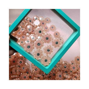 Nail art rose pailleté breloques fruits pêche résine gemmes Kawaii Nail Art slime bijoux pour décoration d'art d'ongle manucure
