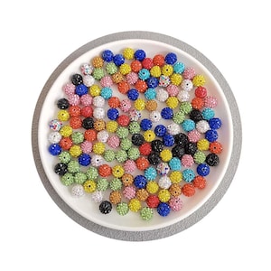 20/50/100pcs /lots white micro pave clasy disco shamballa beads spacer, diamond bead,shamballa bead, crystal rhinestone bead, disco bead