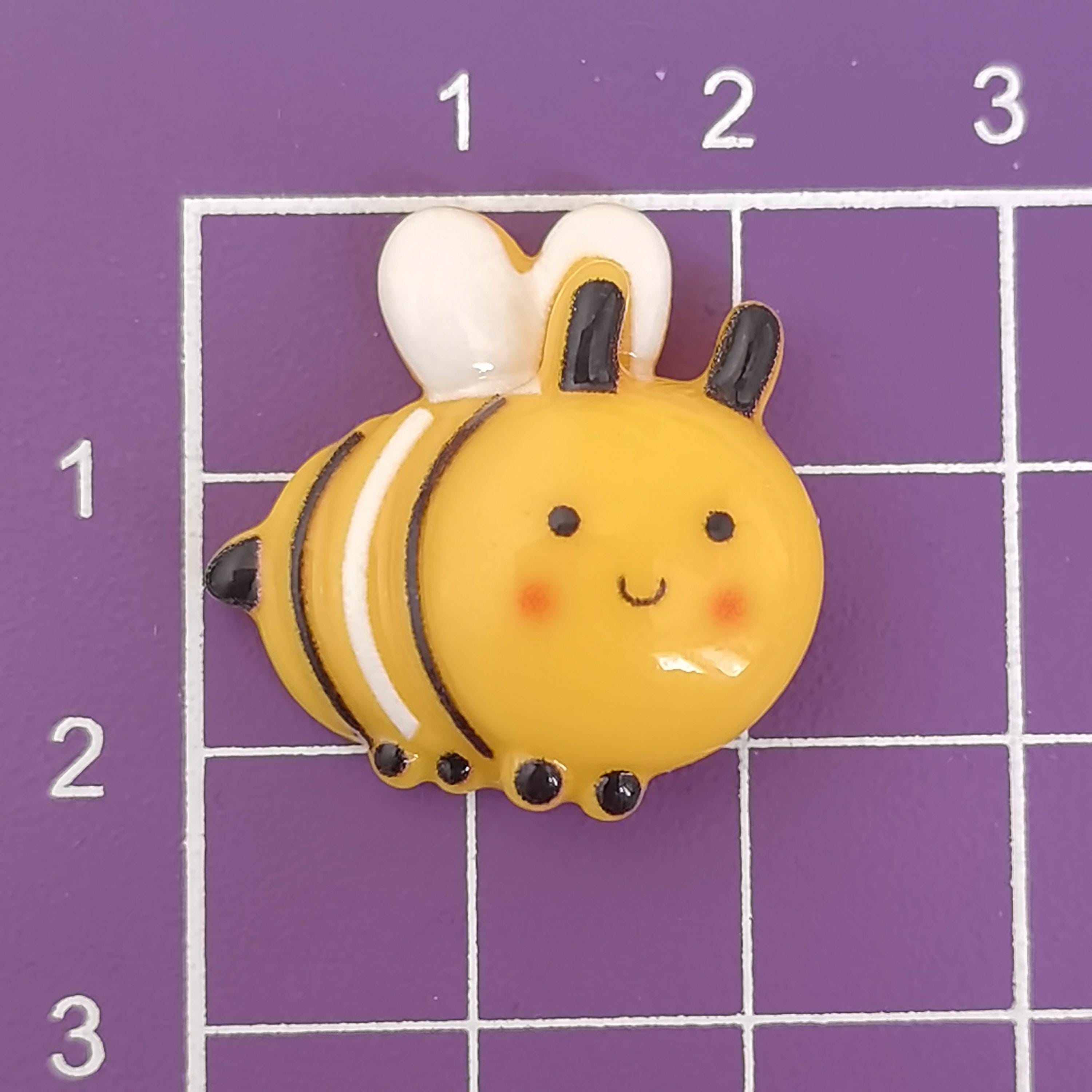 Bumble Bee Resin Ornaments Yellow Plastic Insect Decorations for 