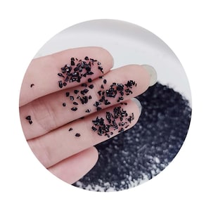 Crushed Glass Chips 1-3mm Irregular Metallic Chunky Glitter Stone Crushed Glass for Resin Art