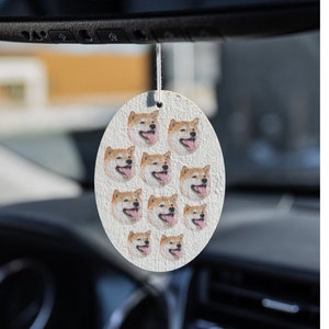3pcs custom dog air freshener, personalized car air freshener, custom car air freshener, customized car air freshener, Custom Car Freshies