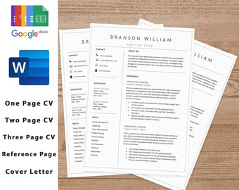 resume google docs, Resume Template Word,  Google Docs CV | Google Resume Template | MS word minimalist resume template