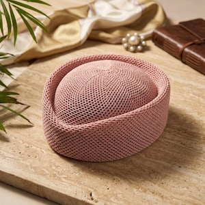 Woven Pillbox Hat Round Crown Sun Hat Sailor Hat Marin Style Packable Beach Hat Windproof Summer Cap Vacation Hat Women Boho Travel Gift image 15