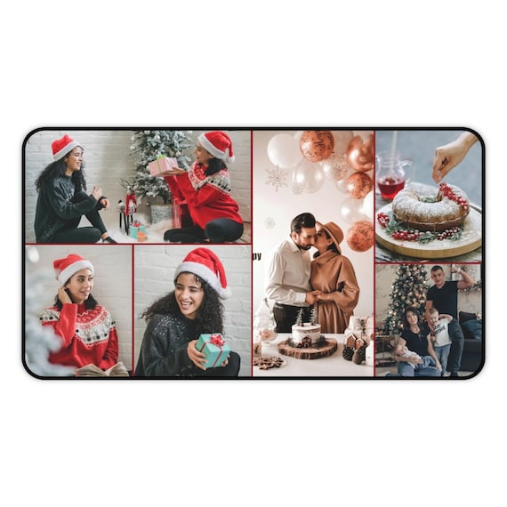 Custom Desk Mat, Custom Mouse Pad, Custom Desk Pad, Photo Collage Desk Mat,  Photo Desk Mat,desk mat gaming, father's day gift
