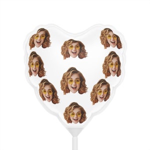 Photo Balloons, Graduation Custom Balloon with Photo, Happy Birthday Balloon w/ Picture, Valentine&#39;s Day Balloon Photo, Helium Balloons