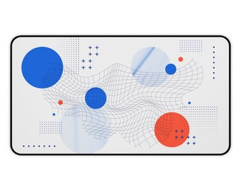 modern desk pad, abstract desk mat, Cute Desk Mat, boho desk mat, Cute Workspace desk mat, Desk Accessory,trendy workspace desk mat