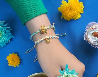 Tridevi Sarasvati Colorful Bracelets, Wish bracelets, Friendship Bracelets, Amulet Bracelets, Good Luck Dainty colourful Bracelets.