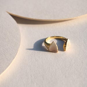 Murmur Cat Ears Stacking Ring, 925 Sterling Silver Ring, Silver Ring, Adjustable ring, Stacking Ring, Dainty Ring, Minimalist Ring.