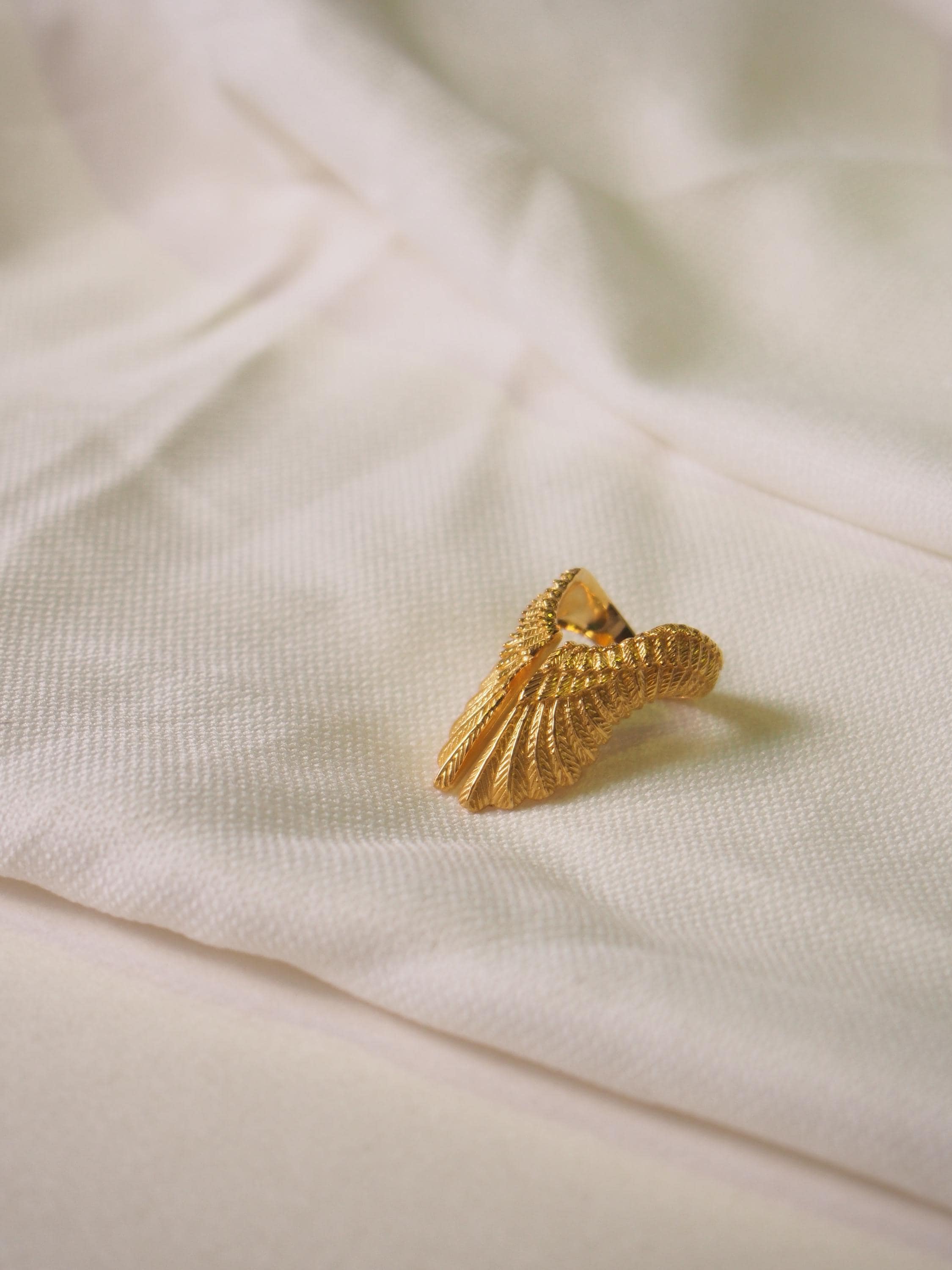 Owl Wings Ring, 925 Sterling Silver Ring, Stacking Ring, Adjustable ring, Dainty Ring, Minimalist Ri