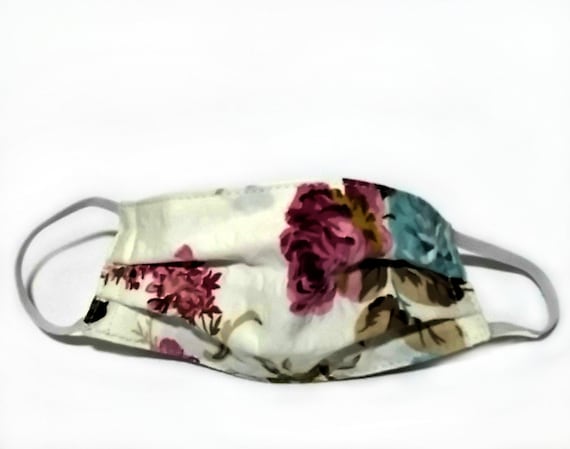 Neon Floral Sketch Maschera Con Tasca Filtro - Italia