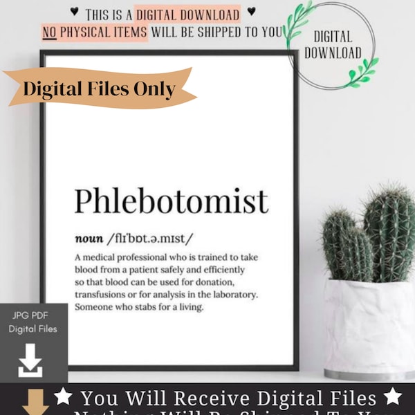 Phlebotomist Gifts Phlebotomy Card Graduation Gifts Quotes Decor Wall Art Decorations Party Gift Funny Quote Phlebotomist Nurse Mom Daughter