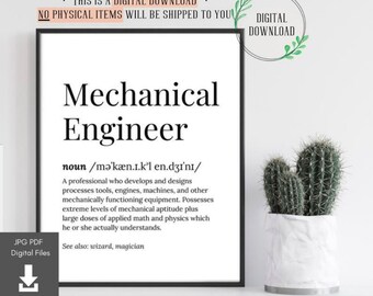 Mechanical Engineer Gifts Etsy Mechanical Engineer Gifts Etsy