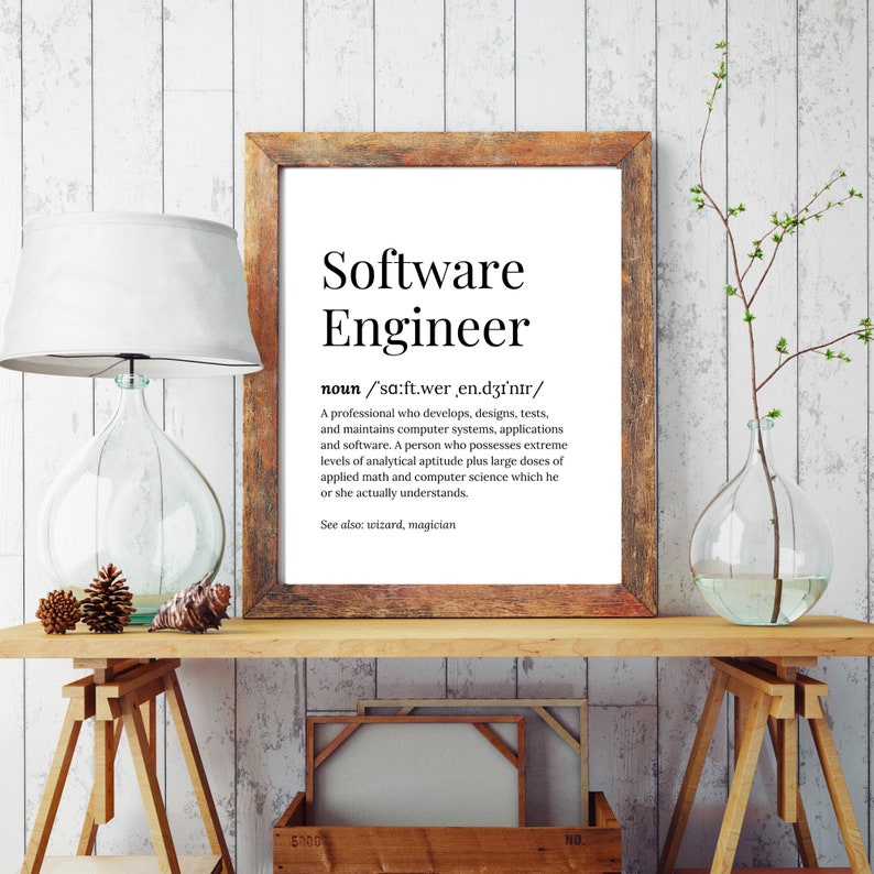 Software Engineer Gift Engineering Graduation Gifts for Grad Etsy