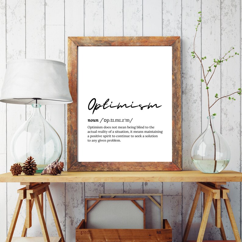 Dalai Lama Quote Wall Art Optimism Print Optimistic Signs Hustle Office ...