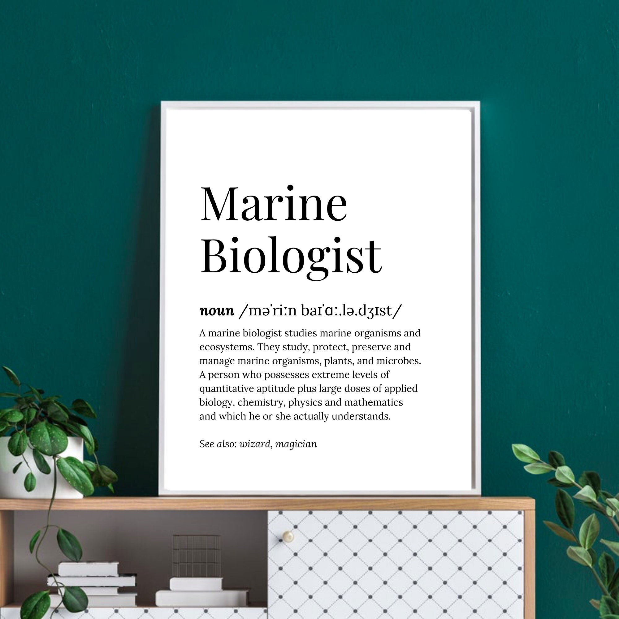 Marine Biologist Card Gift Marine Biology Gifts Graduation Etsy