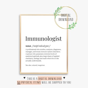 Immunology Gifts Card Immunologist Art Immunology Graduate Student Gift Poster Immunology Quotes Birthday Cards Immunology Happy Graduation