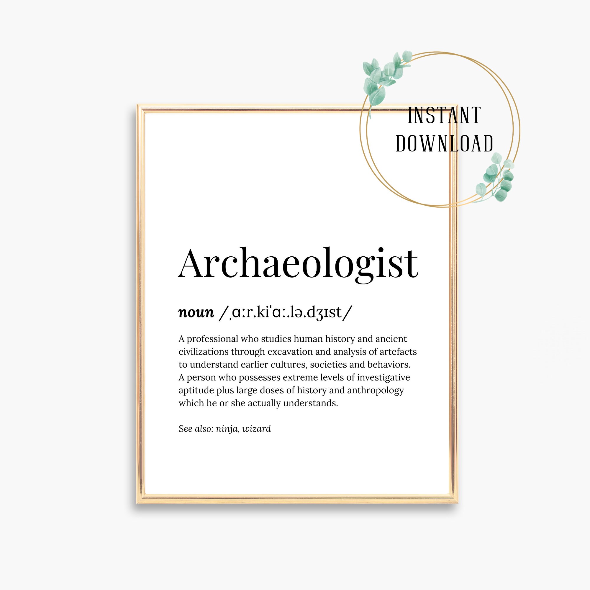 Archeologist Gifts for Archeology Card Decor Gift Happy Etsy